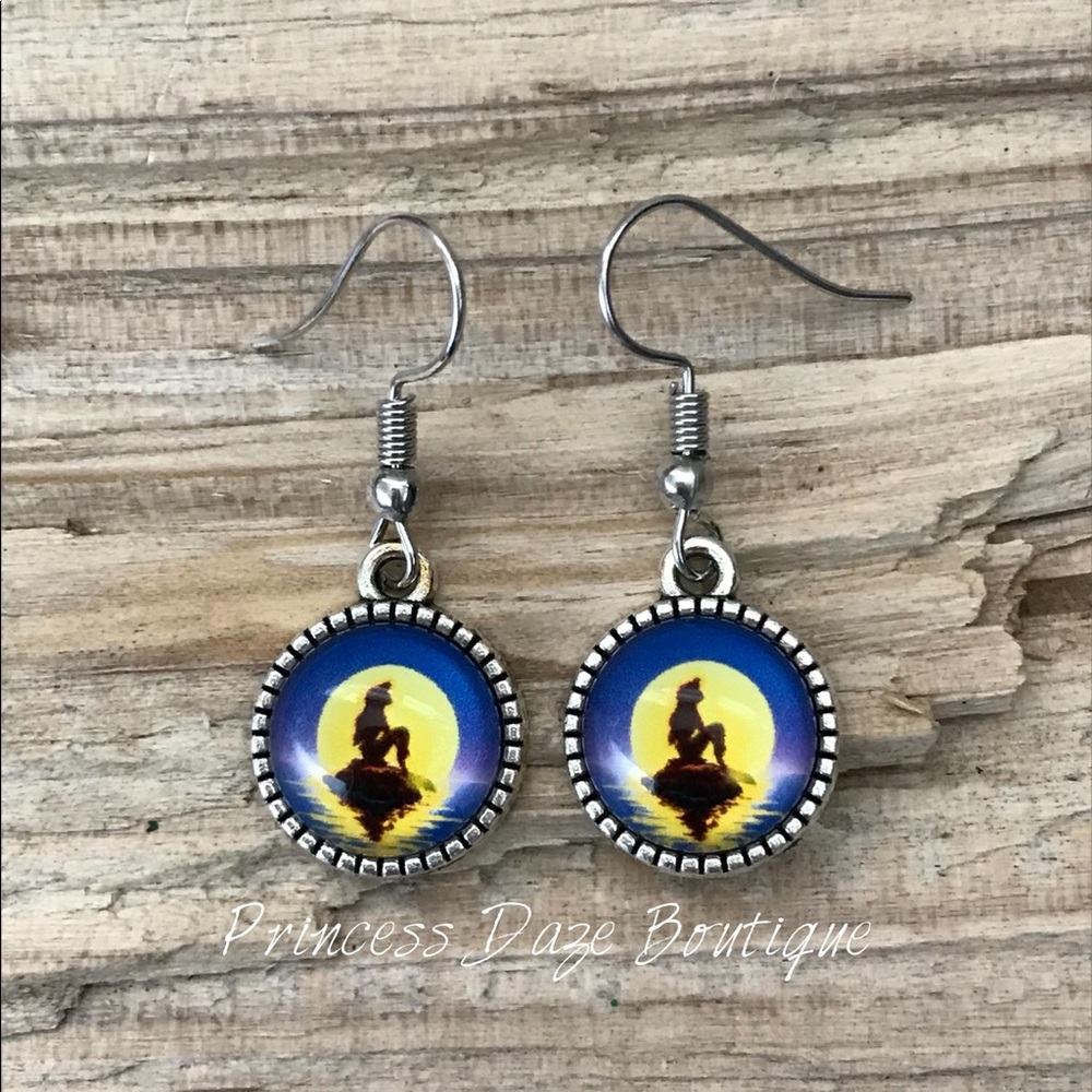 The Little Mermaid Dangle Earrings
